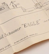 Item #7 Vintage Topsail "Eagle" Blueprint